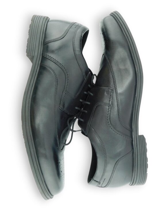 ROCKPORT Waterproof Black Leather Wingtip Lace-up Oxfords Shoes 16 W main image 4